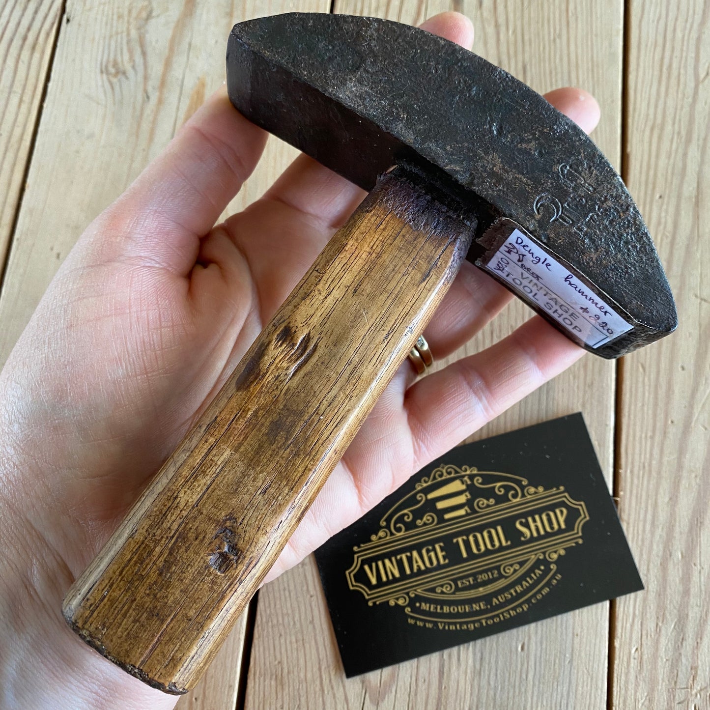 SOLD Y880 Antique FRENCH Dengle HAMMER