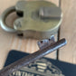 SOLD H89 Vintage small Aligarh Safeguard  PADLOCK & KEY