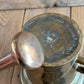 SOLD Antique brass MORTAR & PESTLE display item T8665