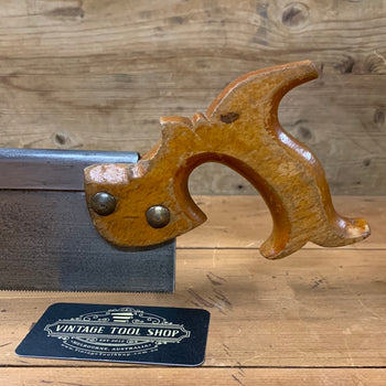 SOLD S483 Vintage Premium Quality ABRAHAM ASHTON 8” 16ppi fine Dovetail SAW