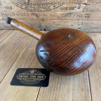 SOLD Vintage LIGNUM VITAE Wood Saddlers MALLET T8679