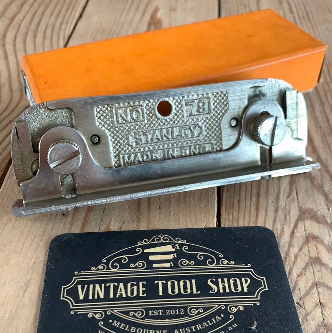 High quality Vintage Stanley No. 79 Side Rebate Plane, Original Box