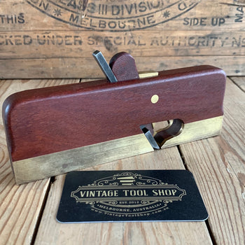 SOLD T9691 Contemporary Australian HNT GORDON 3/4” shoulder PLANE in Cooktown Ironwood