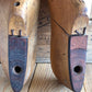SOLD Vintage pair of WOODEN SHOE LASTS size 9 1/2 industrial display item T4643