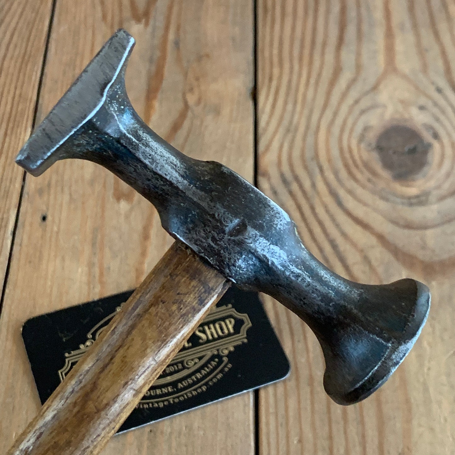 SOLD T9674 Vintage Metalworking PLANISHING HAMMER