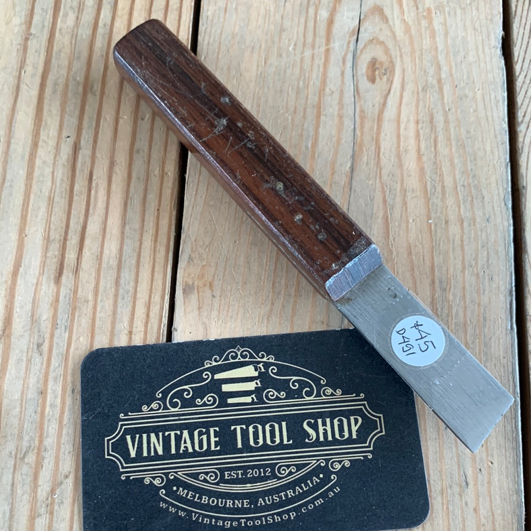 SOLD D490-D499 Vintage 1x Rosewood & hardwood handled MARKING KNIFE