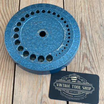 SOLD T1081 Vintage SUTTON Melbourne Drill Bit STAND Holder