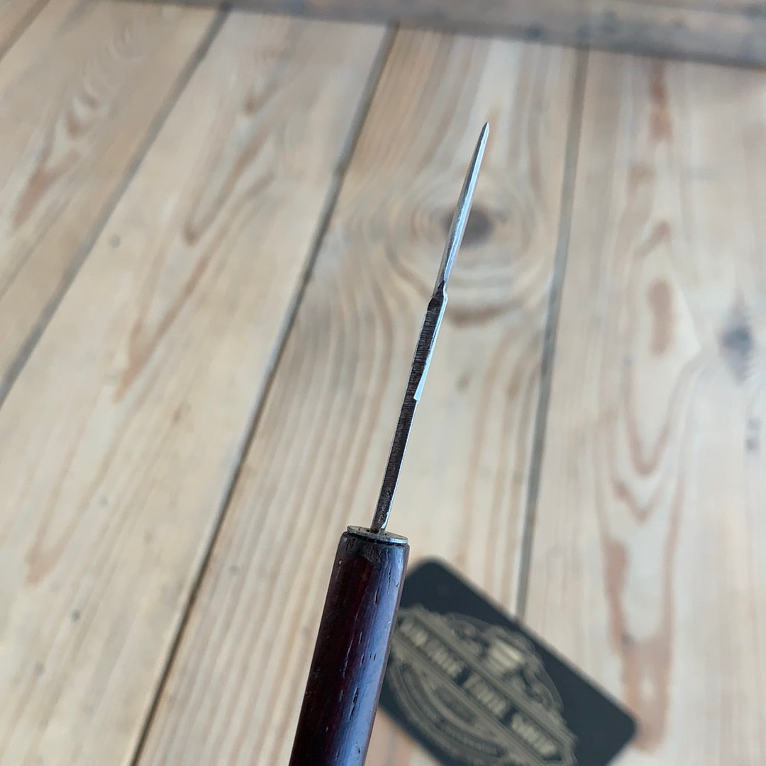 SOLD Vintage CLAUSS USA quill sharpener & ERASING marking KNIFE Rosewood handle P204