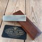D371 Vintage Translucent ARKANSAS natural sharpening SLIP STONE wooden box