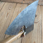 D506 Antique French CLOG MAKERS side AXE with bulbous handle