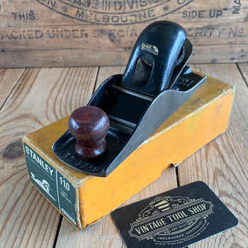 SOLD D724 Vintage STANLEY England No.110 Block PLANE IOB