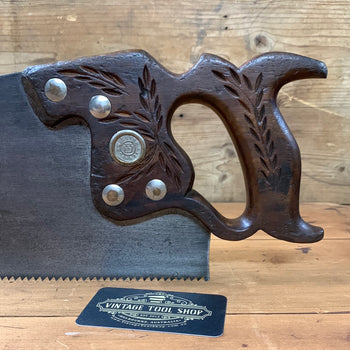 SOLD S375 Vintage SHARP & RARE! Premium Quality HENRY DISSTON & SONS D112 CROSSCUT SAW