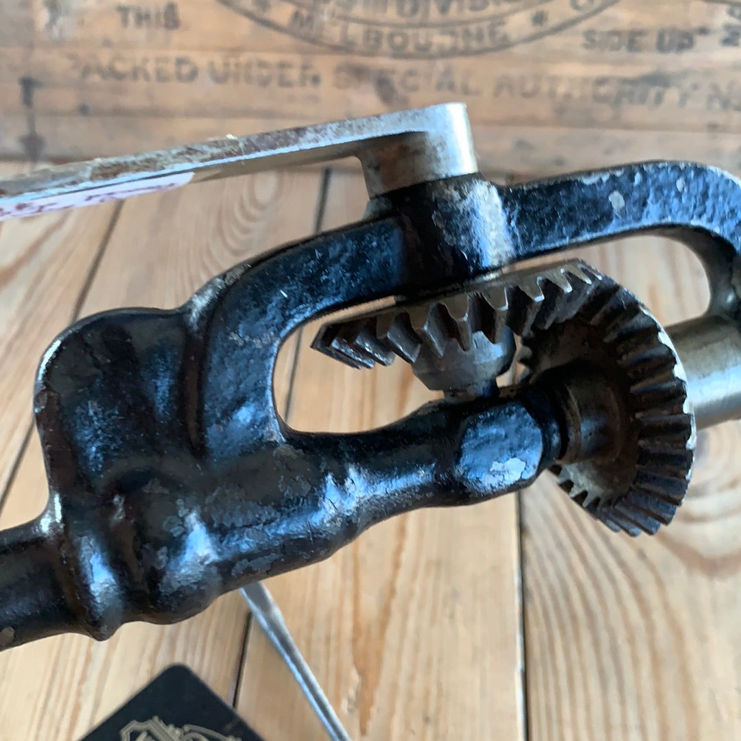 SOLD T1866 Antique IRON FRAMED DRILL