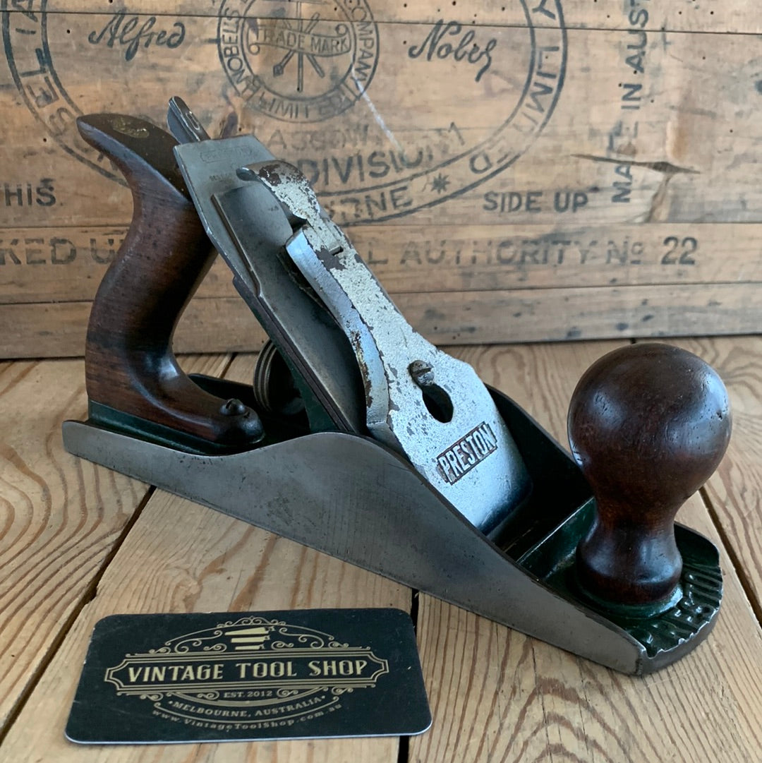 SOLD T9876 RARE Vintage EDWARD PRESTON No.14 1/2 Smoothing PLANE