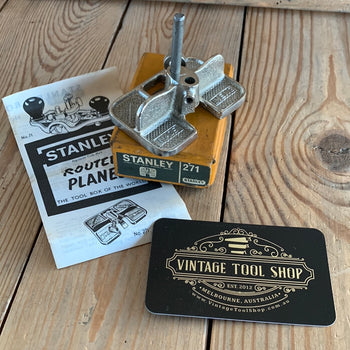 SOLD D215-19 Vintage STANLEY No.271 mini ROUTER PLANE in original box