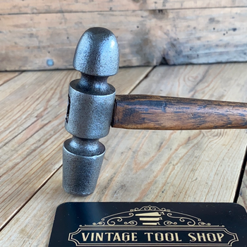 SOLD Vintage unusual jewellers metalworking BALL PEEN Hammer T8522