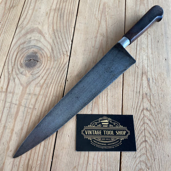 SOLD  Vintage French SABATIER Carbon Steel CHEFS KNIFE T6756