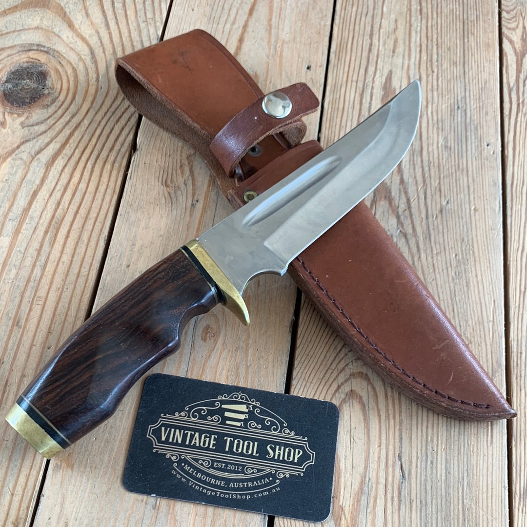 SOLD K17 Vintage HUNTING KNIFE with Rosewood handle