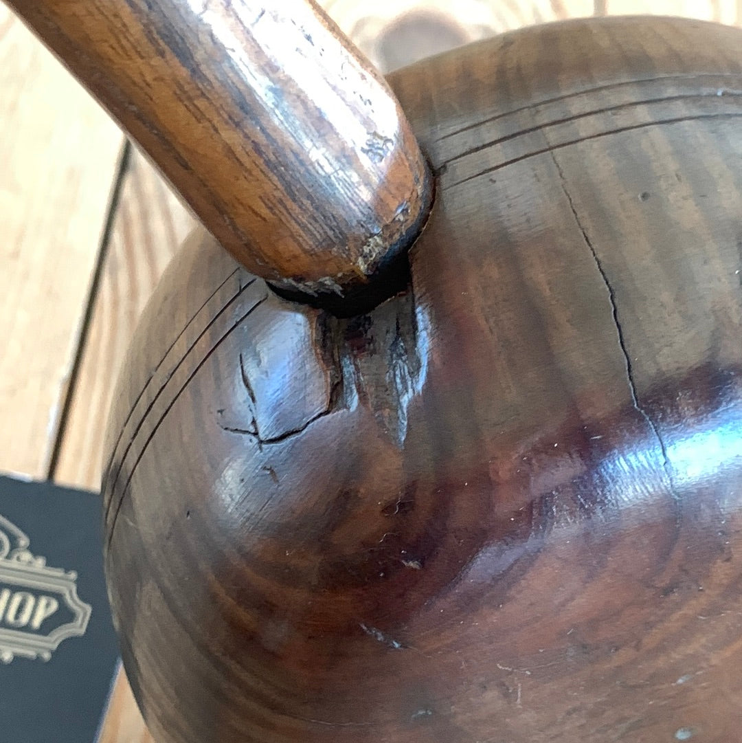 SOLD D294 Vintage LIGNUM VITAE Wood Saddlers MALLET