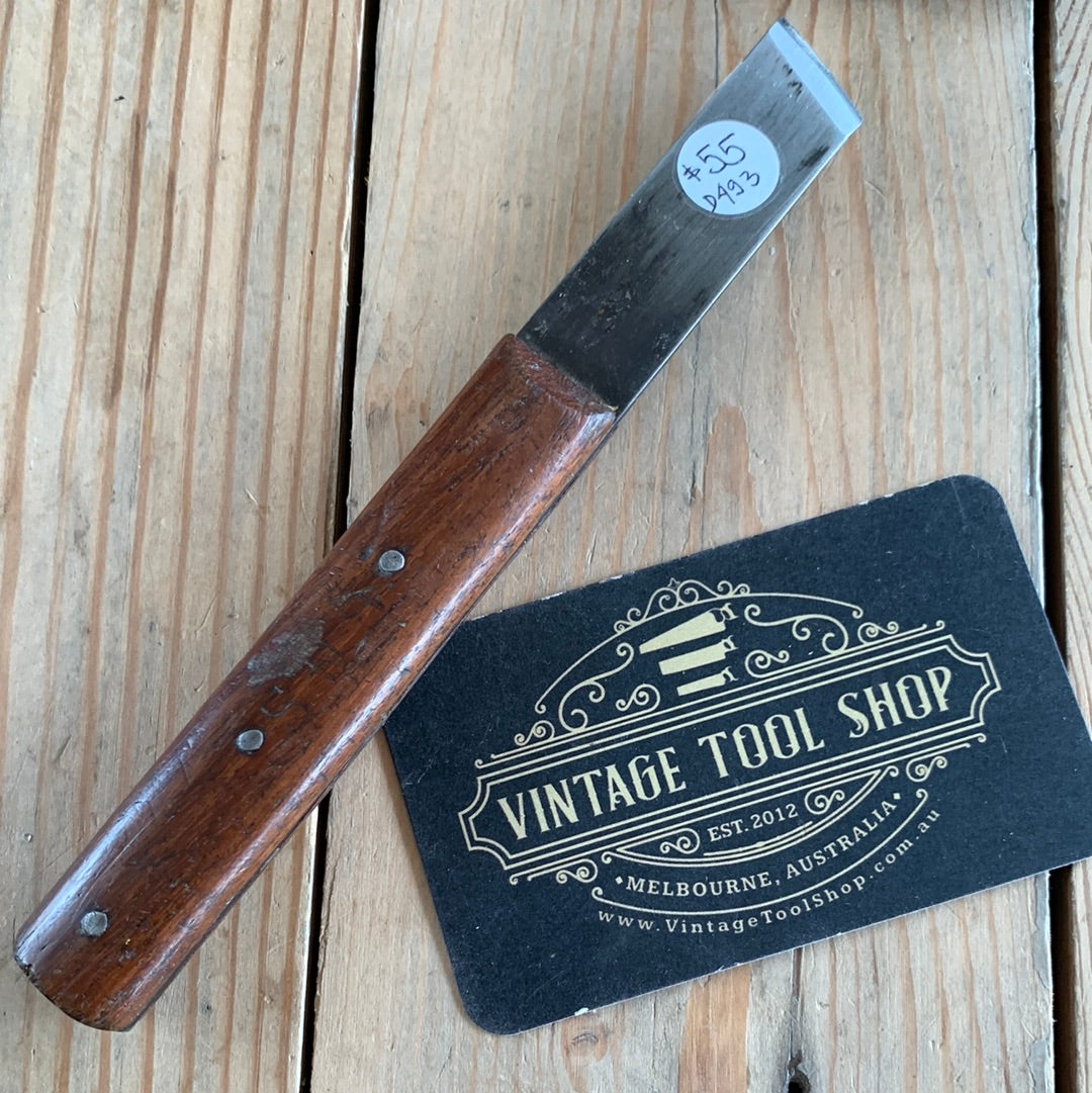 SOLD D490-D499 Vintage 1x Rosewood & hardwood handled MARKING KNIFE