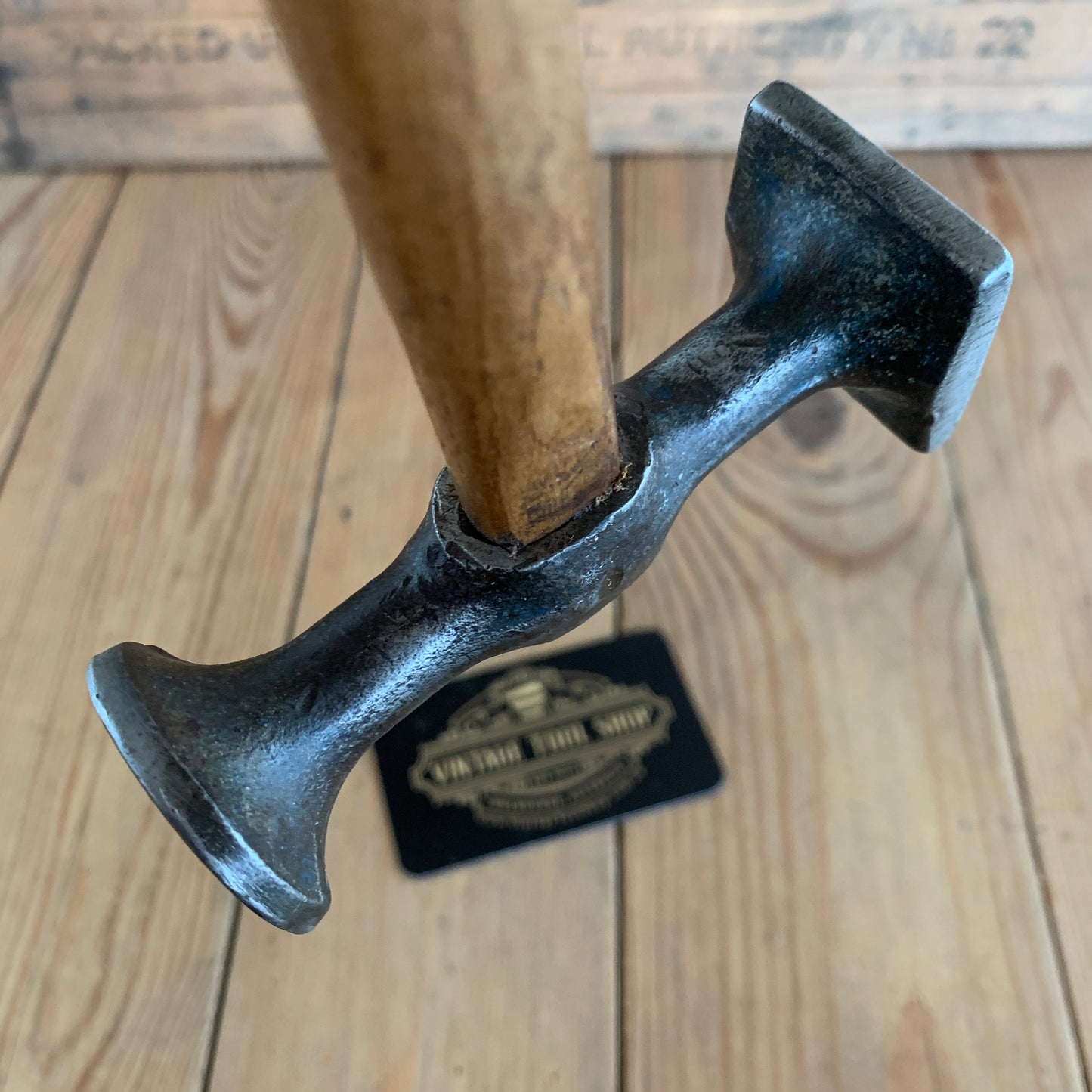 SOLD T9674 Vintage Metalworking PLANISHING HAMMER